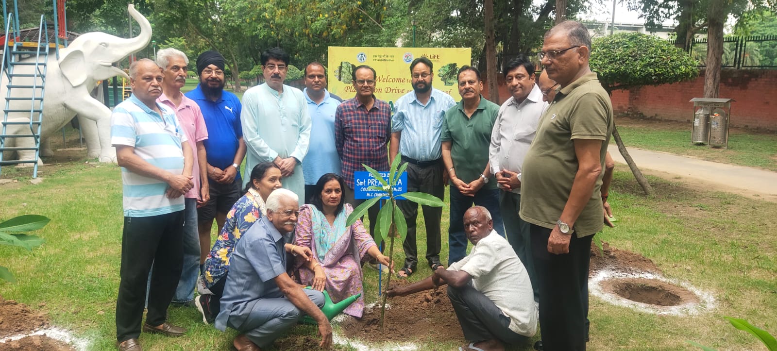 Today, the Chandigarh Administration inaugurated the Van Mahotsav.